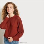 jp Sam Edelman 女性 オーラセーター ジンジャーブレッド 4NFV0P1231 衣服 - Image 3