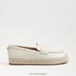 jp Sam Edelman 女性 カイ エスパドリーユ フラット ローファー モダンなアイボリー 4NFV0P201 履物 - Image 2