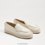 jp Sam Edelman 女性 カイ エスパドリーユ フラット ローファー モダンなアイボリー 4NFV0P201 履物