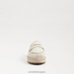 jp Sam Edelman 女性 カイ エスパドリーユ フラット ローファー モダンなアイボリー 4NFV0P201 履物 - Image 3