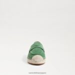 jp Sam Edelman 女性 カイ エスパドリーユ フラット ローファー タイムグリーン 4NFV0P204 履物 - Image 3