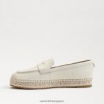 jp Sam Edelman 女性 カイ エスパドリーユ フラット ローファー モダンなアイボリー 4NFV0P201 履物 - Image 4