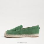 jp Sam Edelman 女性 カイ エスパドリーユ フラット ローファー タイムグリーン 4NFV0P204 履物 - Image 4
