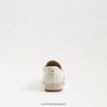 jp Sam Edelman 女性 カイ エスパドリーユ フラット ローファー モダンなアイボリー 4NFV0P201 履物 - Image 5