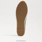 jp Sam Edelman 女性 カイ エスパドリーユ フラット ローファー タイムグリーン 4NFV0P204 履物 - Image 6