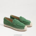 jp Sam Edelman 女性 カイ エスパドリーユ フラット ローファー タイムグリーン 4NFV0P204 履物