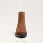 jp Sam Edelman 女性 カイティ アンクルブーティ ウォルナットブラウン 4NFV0P833 履物 - Image 3