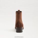 jp Sam Edelman 女性 カイティ アンクルブーティ ウォルナットブラウン 4NFV0P833 履物 - Image 5
