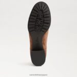jp Sam Edelman 女性 カイティ アンクルブーティ ウォルナットブラウン 4NFV0P833 履物 - Image 6