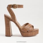 jp Sam Edelman 女性 カイナ プラットフォームサンダル クオイオ 4NFV0P512 履物 - Image 2