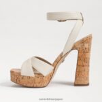 jp Sam Edelman 女性 カイナ プラットフォームサンダル モダンなアイボリー 4NFV0P511 履物 - Image 4