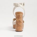 jp Sam Edelman 女性 カイナ プラットフォームサンダル モダンなアイボリー 4NFV0P511 履物 - Image 5