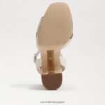 jp Sam Edelman 女性 カイナ プラットフォームサンダル モダンなアイボリー 4NFV0P511 履物 - Image 6