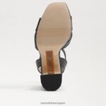jp Sam Edelman 女性 カイナ プラットフォームサンダル 黒 4NFV0P513 履物 - Image 6