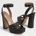 jp Sam Edelman 女性 カイナ プラットフォームサンダル 黒 4NFV0P513 履物 - Image 7