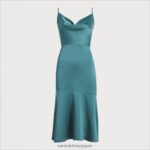 jp Sam Edelman 女性 カウルネックミディドレス インダストリアルグリーン 4NFV0P1106 衣服 - Image 5