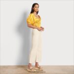 jp Sam Edelman 女性 カレン半袖トップ ワームアプリコット 4NFV0P1216 衣服 - Image 3