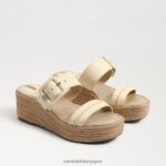 jp Sam Edelman 女性 カーソン エスパドリーユ ウェッジ サンダル 漂白小麦 4NFV0P351 履物