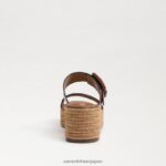 jp Sam Edelman 女性 カーソン エスパドリーユ ウェッジ サンダル 濃厚なコニャック 4NFV0P353 履物 - Image 5