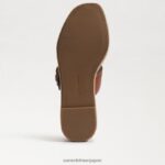 jp Sam Edelman 女性 カーソン エスパドリーユ ウェッジ サンダル 濃厚なコニャック 4NFV0P353 履物 - Image 6