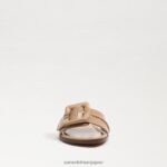 jp Sam Edelman 女性 ガイジ スライドサンダル アーモンド 4NFV0P29 履物 - Image 3