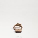 jp Sam Edelman 女性 ガイジ スライドサンダル アーモンド 4NFV0P29 履物 - Image 5
