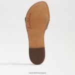 jp Sam Edelman 女性 ガイジ スライドサンダル アーモンド 4NFV0P29 履物 - Image 6