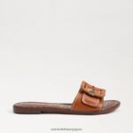 jp Sam Edelman 女性 ガイジ スライドサンダル サドル 4NFV0P31 履物 - Image 2