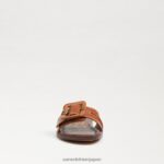 jp Sam Edelman 女性 ガイジ スライドサンダル サドル 4NFV0P31 履物 - Image 3