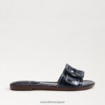 jp Sam Edelman 女性 ガイジ スライドサンダル ハドソンネイビー 4NFV0P30 履物 - Image 2