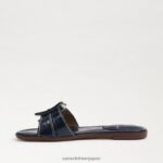 jp Sam Edelman 女性 ガイジ スライドサンダル ハドソンネイビー 4NFV0P30 履物 - Image 4
