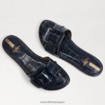 jp Sam Edelman 女性 ガイジ スライドサンダル ハドソンネイビー 4NFV0P30 履物 - Image 7