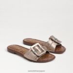 jp Sam Edelman 女性 ガイジ スライドサンダル ピューター 4NFV0P27 履物