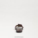 jp Sam Edelman 女性 ガイジ スライドサンダル メープルバーボン 4NFV0P25 履物 - Image 5