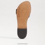 jp Sam Edelman 女性 ガイジ スライドサンダル メープルバーボン 4NFV0P25 履物 - Image 6