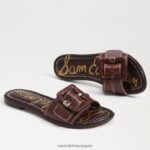 jp Sam Edelman 女性 ガイジ スライドサンダル メープルバーボン 4NFV0P25 履物 - Image 7