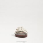 jp Sam Edelman 女性 ガイジ スライドサンダル モダンなアイボリー 4NFV0P24 履物 - Image 3