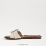 jp Sam Edelman 女性 ガイジ スライドサンダル モダンなアイボリー 4NFV0P24 履物 - Image 4