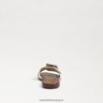 jp Sam Edelman 女性 ガイジ スライドサンダル モダンなアイボリー 4NFV0P24 履物 - Image 5