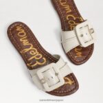 jp Sam Edelman 女性 ガイジ スライドサンダル モダンなアイボリー 4NFV0P24 履物 - Image 7