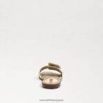 jp Sam Edelman 女性 ガイジ スライドサンダル 漂白小麦 4NFV0P32 履物 - Image 5