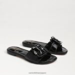 jp Sam Edelman 女性 ガイジ スライドサンダル 黒 4NFV0P28 履物