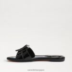 jp Sam Edelman 女性 ガイジ スライドサンダル 黒 4NFV0P28 履物 - Image 4