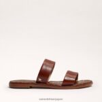 jp Sam Edelman 女性 ガラスライドサンダル コニャック 4NFV0P254 履物 - Image 2