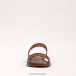 jp Sam Edelman 女性 ガラスライドサンダル コニャック 4NFV0P254 履物 - Image 3