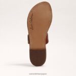 jp Sam Edelman 女性 ガラスライドサンダル コニャック 4NFV0P254 履物 - Image 6