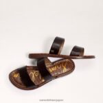 jp Sam Edelman 女性 ガラスライドサンダル コーヒー 4NFV0P253 履物 - Image 7
