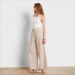 jp Sam Edelman 女性 キャリーソフトパンツ ホワイトストライプ 4NFV0P1071 衣服