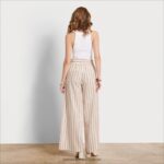 jp Sam Edelman 女性 キャリーソフトパンツ ホワイトストライプ 4NFV0P1071 衣服 - Image 4
