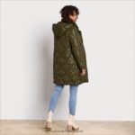 jp Sam Edelman 女性 キルティングジャケット トスカーナ産オリーブ 4NFV0P1264 衣服 - Image 4